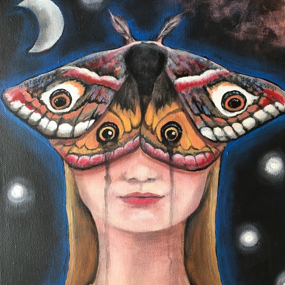 Original Art - THE EMPRESS’S TEARS - Acrylic on Canvas - Picture 7 of 14